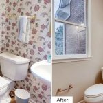 Powder Room Before & After